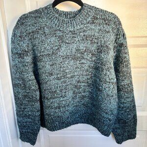 Wild Pony Blue Knit Sweater Size Small